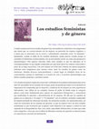 Research paper thumbnail of Los estudios feministas y de género