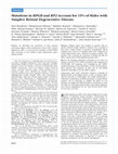 Research paper thumbnail of Mutations in<i>RPGR</i>and<i>RP2</i>Account for 15% of Males with Simplex Retinal Degenerative Disease