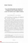 Research paper thumbnail of Flux transfrontières de données et exigence de protection adéquate à l’épreuve de la surveillance de masse: les impacts de l’arrêt Schrems