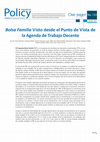 Research paper thumbnail of Bolsa Familia Visto desde el Punto de Vista de la Agenda de Trabajo Decente