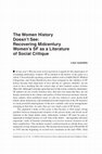 Research paper thumbnail of The Women History Doesn't See: Recovering Midcentury Women's SF as a Literature of Social Critique