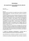 Research paper thumbnail of BienDeAbajo : dos experiencias en la construcción de redes de información