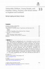 Research paper thumbnail of Vulnerable Children, Young People, and Families: Policy, Practice, and Social Justice in England and Scotland