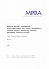 Research paper thumbnail of Review Article: Unmasking Americanization: de Grazia’s Irresistible Market Empire Advancing through Twentieth Century Europe