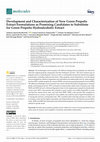 Research paper thumbnail of Development and Characterization of New Green Propolis Extract Formulations as Promising Candidates to Substitute for Green Propolis Hydroalcoholic Extract