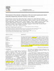 Research paper thumbnail of Determination of the absolute configuration of the novel anti-trypanosomal iridoid molucidin isolated from Morinda lucida by X-ray analysis