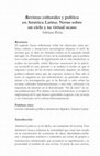 Research paper thumbnail of Revistas culturales y política en América Latina. Notas sobre un ciclo y su virtual ocaso