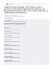 Research paper thumbnail of Impact of superimposed nephrological care to guidelines-directed management by primary care physicians of patients with chronic kidney disease: a randomized controlled trial