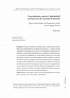 Research paper thumbnail of Conocimiento experto y legitimidad en el proceso de creación de derecho