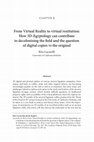 Research paper thumbnail of From Virtual Reality to virtual restitution: How 3D-Egyptology can contribute to decolonizing the field and the question of digital copies vs the original