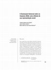 Research paper thumbnail of A Declaração Universal sobre os Arquivos (DUA): uma reflexão de sua representação social