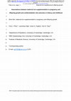 Research paper thumbnail of Associations between maternal iron supplementation in pregnancy and offspring growth and cardiometabolic risk outcomes in infancy and childhood