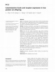 Research paper thumbnail of Catecholamine levels and receptor expression in low protein rat offspring