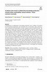 Research paper thumbnail of Academia and society in collaborative knowledge production towards urban sustainability: several schemes—three common crossroads