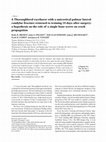 Research paper thumbnail of A Thoroughbred racehorse with a unicortical palmar lateral condylar fracture returned to training 14 days after surgery: a hypothesis on the role of a single bone screw on crack propagation