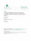 Research paper thumbnail of Cytological diagnosis of typical carcinoid on bronchoscopic brush smears in an HIV-positive patient