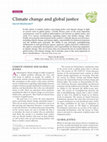 Research paper thumbnail of Climate Change and Global Justice