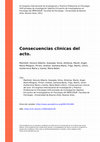 Research paper thumbnail of Consecuencias Clinicas Del Acto