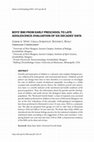 Research paper thumbnail of Boys' BMI from early preschool to late adolescence: evaluation of six decades' data