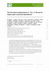 Research paper thumbnail of The first direct measurement of 17O(\alpha ,\gamma )21Ne and its impact upon s-process abundances