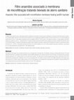 Research paper thumbnail of Filtro anaeróbio associado à membrana de microfiltração tratando lixiviado de aterro sanitário Anaerobic filter associated with microfiltration membrane treating landfill leachate