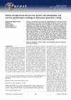 Research paper thumbnail of Salinity strongly drives the survival, growth, leaf demography, and nutrient partitioning in seedlings of Xylocarpus granatum J. König