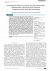 Research paper thumbnail of Evaluating the Efficacy of Green Tea and Chlorhexidine Mouthwashes in Relieving Post-extraction Complications like Pain and Hemorrhage