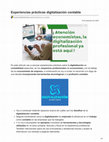 Research paper thumbnail of Experiencias prácticas digitalización contable