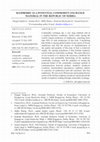 Research paper thumbnail of Raspberry as a potential commodity exchange material in the Republic of Serbia