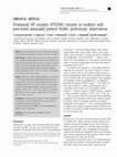 Research paper thumbnail of Prostanoid DP receptor (PTGDR) variants in mothers with post-coital associated preterm births: preliminary observations