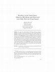 Research paper thumbnail of Residency in the United States, Subjective Well-Being, and Depression in an Older Mexican-Origin Sample