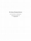 Research paper thumbnail of The Value of Prominent Directors