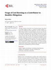 Research paper thumbnail of Usage of Cool Burning as a Contributor to Bushfire Mitigation