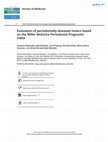 Research paper thumbnail of Evaluation of periodontally diseased molars based on the Miller McEntire Periodontal Prognostic Index