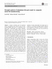 Research paper thumbnail of Strength analysis of aluminium foil parts made by composite metal foil manufacturing