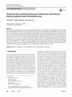 Research paper thumbnail of Tensile lap-shear and flexural behaviour of aluminium metal foil parts made by composite metal foil manufacturing