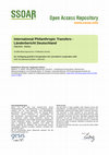 Research paper thumbnail of International Philanthropic Transfers - Länderbericht Deutschland