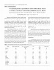 Research paper thumbnail of Crop planning based on probability of rainfall at Hawalbagh, Almora