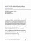 Research paper thumbnail of Práticas e condições de produção de leitura: percurso biográfico de estudantes de Pedagogia