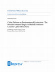 Research paper thumbnail of Cyberdefense as Environmental Protection—The Broader Potential Impact of Failed Defensive Counter Cyber Operations