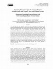 Research paper thumbnail of Organizing Management of Arabic Language Program in Islamic Senior High School of West Seram, Maluku Province