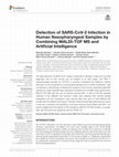 Research paper thumbnail of Detection of SARS-CoV-2 Infection in Human Nasopharyngeal Samples by Combining MALDI-TOF MS and Artificial Intelligence