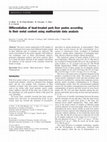 Research paper thumbnail of Differentiation of heat-treated pork liver pastes according to their metal content using multivariate data analysis