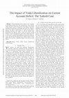 Research paper thumbnail of The Impact of Trade Liberalization on Current Account Deficit: The Turkish Case