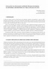 Research paper thumbnail of Evolução Da Educação Superior Privada No Brasil: Da Reforma Universitária De 1968 À Década De 2010