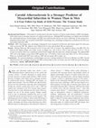 Research paper thumbnail of Carotid Atherosclerosis Is a Stronger Predictor of Myocardial Infarction in Women Than in Men