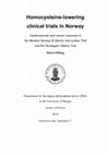 Research paper thumbnail of Combined analyses and extended follow‐up of two randomized controlled homocysteine‐lowering B‐vitamin trials