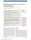 Research paper thumbnail of Echocardiographic screening of the general population and long-term survival: a randomized clinical study