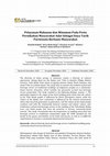 Research paper thumbnail of Pelayanan Makanan dan Minuman Pada Pesta Pernikahan Masyarakat Adat Sebagai Daya Tarik Pariwisata Berbasis Masyarakat