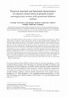 Research paper thumbnail of Preserved structural and functional characteristics of common carotid artery in properly treated normoglycemic women with gestational diabetes mellitus